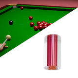 Maxbell Billiard Cue Stick Ferrule Easy to Install Portable Acrylic Pool Cue Ferrule Red