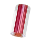 Maxbell Billiard Cue Stick Ferrule Easy to Install Portable Acrylic Pool Cue Ferrule Red
