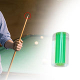 Maxbell Billiard Cue Stick Ferrule Easy to Install Portable Acrylic Pool Cue Ferrule Green