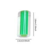 Maxbell Billiard Cue Stick Ferrule Easy to Install Portable Acrylic Pool Cue Ferrule Green