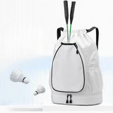 Maxbell Drawstring Backpack Rucksack Portable Tennis Bag for Workout Outdoors Travel