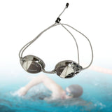 Maxbell Swimming Goggles Retractable Headband Leakproof Silicone for Men Women Adult