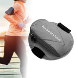 Maxbell Running Phone Armband Outdoor Sports Phone Pouch for Phones below 6.5 Inches Gray