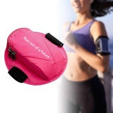 Maxbell Running Phone Armband Outdoor Sports Phone Pouch for Phones below 6.5 Inches Rose Red