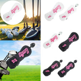 Maxbell Golf Club Head Cover Anti Scratch Fashion Protective Sleeve Golfer Equipment White  A