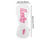 Maxbell Golf Club Head Cover Anti Scratch Fashion Protective Sleeve Golfer Equipment White  A