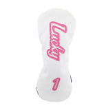 Maxbell Golf Club Head Cover Anti Scratch Fashion Protective Sleeve Golfer Equipment White  A
