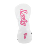 Maxbell Golf Club Head Cover Anti Scratch Fashion Protective Sleeve Golfer Equipment White  A