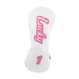 Maxbell Golf Club Head Cover Anti Scratch Fashion Protective Sleeve Golfer Equipment White  A