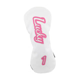 Maxbell Golf Club Head Cover Anti Scratch Fashion Protective Sleeve Golfer Equipment White  A