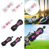 Maxbell Golf Club Head Cover Anti Scratch Fashion Protective Sleeve Golfer Equipment White  A