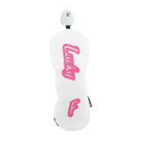 Maxbell Golf Club Head Cover Anti Scratch Fashion Protective Sleeve Golfer Equipment White  B