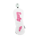 Maxbell Golf Club Head Cover Anti Scratch Fashion Protective Sleeve Golfer Equipment White  B
