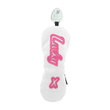 Maxbell Golf Club Head Cover Anti Scratch Fashion Protective Sleeve Golfer Equipment White  C