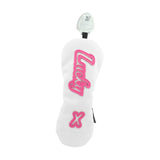 Maxbell Golf Club Head Cover Anti Scratch Fashion Protective Sleeve Golfer Equipment White  C