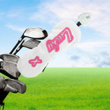 Maxbell Golf Club Head Cover Anti Scratch Fashion Protective Sleeve Golfer Equipment White  C