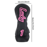 Maxbell Golf Club Head Cover Anti Scratch Fashion Protective Sleeve Golfer Equipment Black A