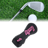 Maxbell Golf Club Head Cover Anti Scratch Fashion Protective Sleeve Golfer Equipment Black A