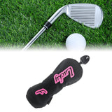 Maxbell Golf Club Head Cover Anti Scratch Fashion Protective Sleeve Golfer Equipment Black B