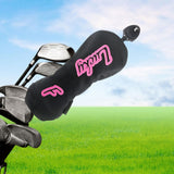 Maxbell Golf Club Head Cover Anti Scratch Fashion Protective Sleeve Golfer Equipment Black B