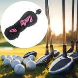 Maxbell Golf Club Head Cover Anti Scratch Fashion Protective Sleeve Golfer Equipment Black B