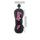 Maxbell Golf Club Head Cover Anti Scratch Fashion Protective Sleeve Golfer Equipment Black B