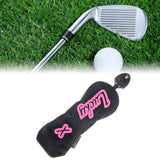 Maxbell Golf Club Head Cover Anti Scratch Fashion Protective Sleeve Golfer Equipment Black C