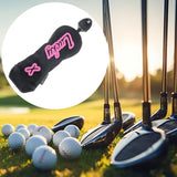Maxbell Golf Club Head Cover Anti Scratch Fashion Protective Sleeve Golfer Equipment Black C