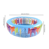 Maxbell Inflatable Pool Round Thickened PVC for Adults Kids for Garden Summer Indoor