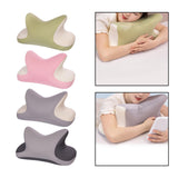 Maxbell Office Nap Pillow Elegant Neck Support Ice Silk Desk Sleeping Napping Pillow Green