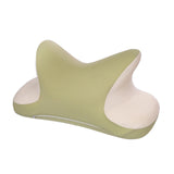 Maxbell Office Nap Pillow Elegant Neck Support Ice Silk Desk Sleeping Napping Pillow Green