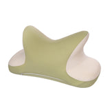 Maxbell Office Nap Pillow Elegant Neck Support Ice Silk Desk Sleeping Napping Pillow Green
