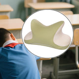 Maxbell Office Nap Pillow Elegant Neck Support Ice Silk Desk Sleeping Napping Pillow Green