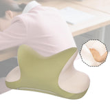 Maxbell Office Nap Pillow Elegant Neck Support Ice Silk Desk Sleeping Napping Pillow Green