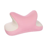 Maxbell Office Nap Pillow Elegant Neck Support Ice Silk Desk Sleeping Napping Pillow Pink