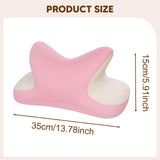 Maxbell Office Nap Pillow Elegant Neck Support Ice Silk Desk Sleeping Napping Pillow Pink