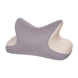 Maxbell Office Nap Pillow Elegant Neck Support Ice Silk Desk Sleeping Napping Pillow Light Gray
