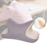 Maxbell Office Nap Pillow Elegant Neck Support Ice Silk Desk Sleeping Napping Pillow Light Gray