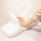 Maxbell Office Nap Pillow Elegant Neck Support Ice Silk Desk Sleeping Napping Pillow Dark Gray