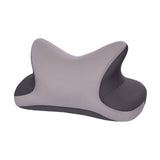 Maxbell Office Nap Pillow Elegant Neck Support Ice Silk Desk Sleeping Napping Pillow Dark Gray