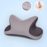 Maxbell Office Nap Pillow Elegant Neck Support Ice Silk Desk Sleeping Napping Pillow Dark Gray
