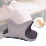 Maxbell Office Nap Pillow Elegant Neck Support Ice Silk Desk Sleeping Napping Pillow Dark Gray