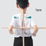 Maxbell Wooden Yoga Stick Open Shoulder Bar for Body Sculpting Pranayama Beautifying