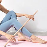 Maxbell Wooden Yoga Stick Open Shoulder Bar for Body Sculpting Pranayama Beautifying