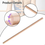 Maxbell Wooden Yoga Stick Open Shoulder Bar for Body Sculpting Pranayama Beautifying