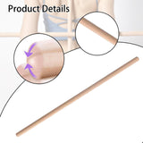 Maxbell Wooden Yoga Stick Open Shoulder Bar for Body Sculpting Pranayama Beautifying