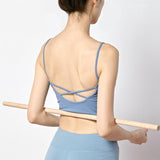 Maxbell Wooden Yoga Stick Open Shoulder Bar for Body Sculpting Pranayama Beautifying