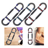 Maxbell Arm Trainer Adjustable Gym Fitness Arm Strengthener for Triceps Thigh Biceps Dark Blue