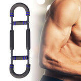 Maxbell Arm Trainer Adjustable Gym Fitness Arm Strengthener for Triceps Thigh Biceps Dark Blue