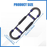 Maxbell Arm Trainer Adjustable Gym Fitness Arm Strengthener for Triceps Thigh Biceps Dark Blue